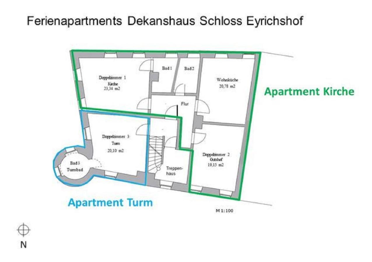 Gutsverwaltung Schloss Eyrichshof Ebern Eksteriør billede